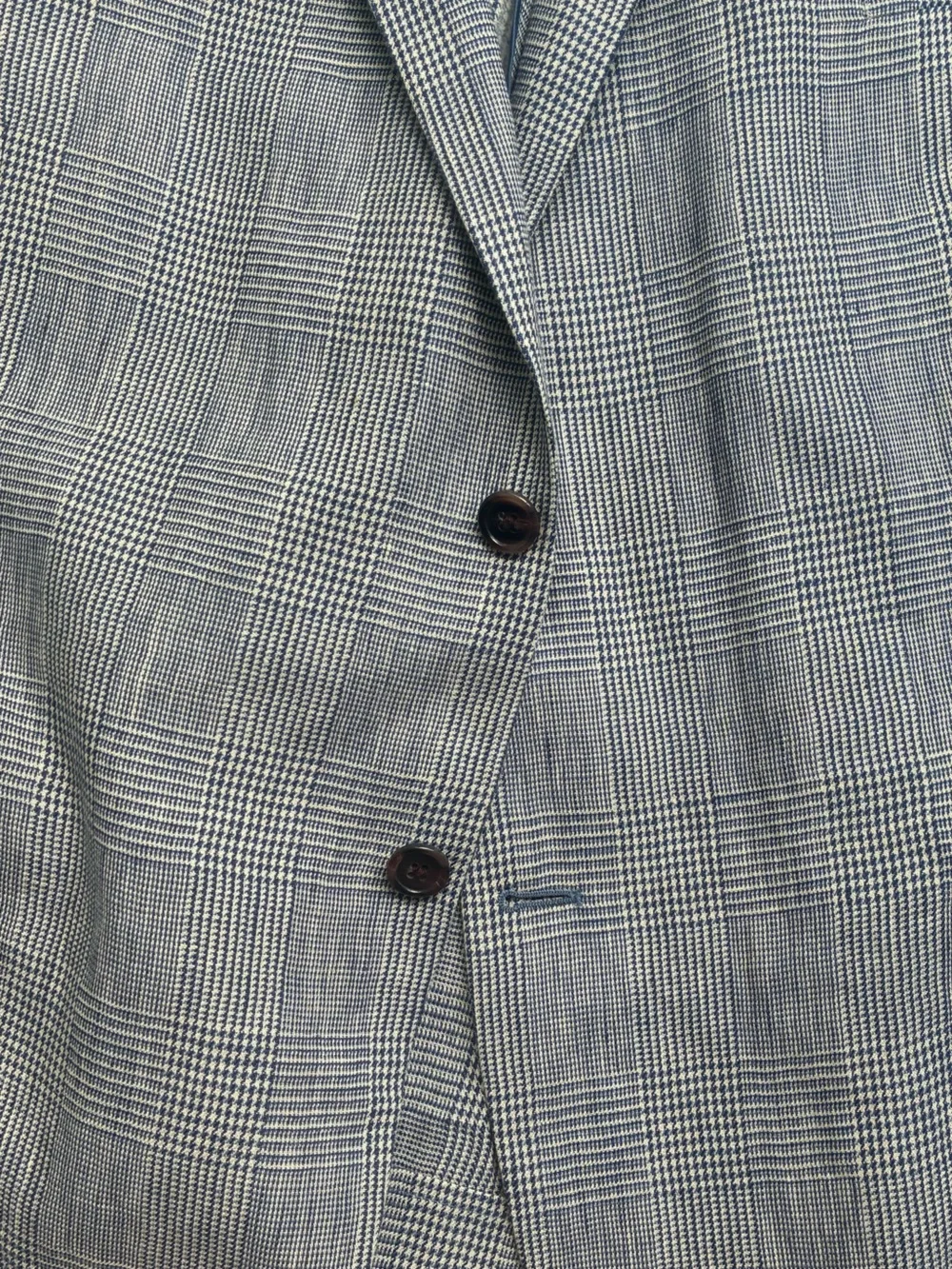 Lauren Classic Blue Glen Plaid Blazer